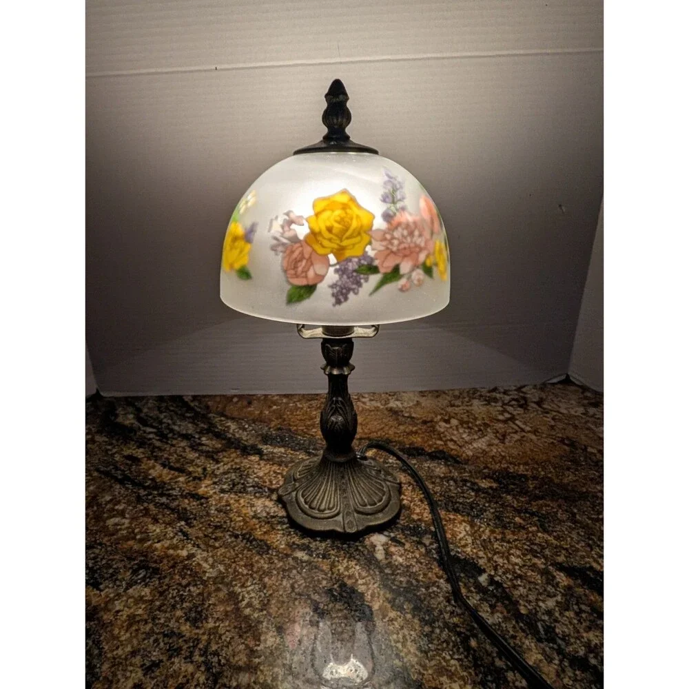 Shanghai Union Arts & Craft Co ROMANTIC FLOWERS Lamp Frosted Shade